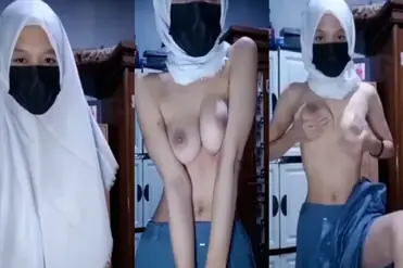 Ukhty Nina Asanti Hijab Baju SMA Ngentot Liar